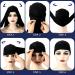 6 Pcs Black Silky Durag Wave Cap Set for Men - No Strings Compressing Doo Rag - Buy Online on SooperMarket.com