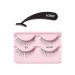 KISS Ever EZ Lashes Double Pack No. 03 | Reusable Natural Eyelash Starter Kit with Easy-Angle Applicator | 2 Pairs of Human Hair False Eyelashes in Black - Shop Now Worldwide - Buy Online on SooperMarket.com