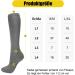 Patina Font Compression Stockings - 6 Pairs Support Socks for Men & Women | L-XL Knee-High Compression for Running & Travel - Multicolor - Buy Online on SooperMarket.com
