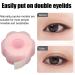 Instant Eyelid Stickers for Droopy Hooded Single Eyelids 1 Roll Double Eyelid Tape Adhesive Invisible Free Lace Mesh Eyelid Lifter Strips with Tweezers and Fork Rod - Buy Online on SooperMarket.com