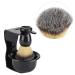 Premium 3-in-1 Shaving Brush and Bowl Set for Men | Badger Hair Brush Shaving Bowl & Holder | Perfect Shaving Kit in Black - Buy Online on SooperMarket.com