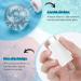 CIBLUTY ICE BEAUTY BALLS for Facial - 2 PCS Colorless White Face Roller Balls | Anti-Freeze Liquid for Puffiness, Pores, Wrinkles - Buy Online on SooperMarket.com