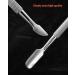 Bezox Nail Shaver & Polish Scraper - Professional 2-in-1 Double-Sided Nail Slide & Stainless Steel Sub-Nail Cleaner - Buy Online on SooperMarket.com
