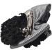 Lodokdre Faux Rhinestone Decor Ruched Bow Hair Snood Net Bun Cover White Black - Buy Online on SooperMarket.com