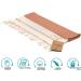 Evelynen Turkish Hand Towels Set of 2 - Boho Farmhouse Decor | 100% Cotton | 16x32 - Brick - Buy Online on SooperMarket.com
