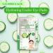 CLAIR BEAUTY Cucumber & Aloe Hydrating Under Eye Mask Patches - Moisturizing Toning & Rejuvenating | Reduces Fine Lines & Wrinkles | Reduces Dehydration & Puffiness | Made in Korea - 5 Pairs - Buy Online on SooperMarket.com