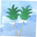 Warmhm 15pcs Fruit Cake Chic Decor Cake Picks Wedding Decor Glittery Leaf Topper Fruit Decor Leaf Cake Topper Reusable Decor Capacillos Para Cupcake Summer Party Pineapple Insert Card - Buy Online on SooperMarket.com