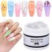WAKANIYA Solid Gel Builder For Nails 3D Sculpting Gel For Nail Art Non-Sticky Hand Carving Gel 3D Clear Gel Nail Art For Nails Salon UV Home DIY
