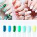Pack of 50 Transparent Nail Polish Display Color Fields for Nail Studios - Perfect for Salon Organization - Buy Online on SooperMarket.com
