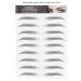 Long Lasting Waterproof Eyebrow Tattoo Sticker for Women - BLACK-05 - Buy Online on SooperMarket.com