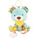 Skip Hop Bandana Buddies Baby Activity and Teething Toy with Multi-Sensory Rattle and Textures  Bear