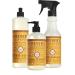 Mrs. Meyer's Kitchen Set Dish Soap | Hand Soap | Multi-Surface Cleaner 3 CT (Orange Clove)