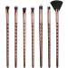 Make Up Brushes LaRoc 10pc - Professional Diamond Makeup Brush Set Complete Coverage Make Up Set - Concealer Powder Brush Eyeliner Eyeshadow Brushes & More - Deep Bronze - Buy Online on SooperMarket.com