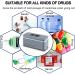 Portable Insulin Cool Box Mini Intelligent Electric Fridge Cooler Bag with Car USB Charging Cable for Travel Cool Box Airplane Car Family 220V-Battery*2 Battery*2 220V - Buy Online on SooperMarket.com