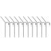 Zite Fishing Anti Tangle Boom Tubes Metal - Sleeve Spacer Tubes Set 10 PCS - Feeder Accessories Carp Fishing