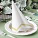 LEKOCH 50 PCs Premium Airlaid Napkins - Elegant White Design 40x40cm - High-Quality Disposable Napkins for Weddings & Events - Buy Online on SooperMarket.com
