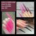 AORAEM Clear Extra Long Stiletto False Nail Tips 120 Pcs - 12 Sizes Acrylic Fake Nails - Buy Online on SooperMarket.com
