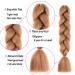 24-Inch Ombre Brown Jumbo Braid Hair Extensions | Kankalon 6Pcs Box Braids for Art & Style - Buy Online on SooperMarket.com