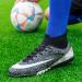 Vtasq High Top Soccer Shoes for Men & Boys - Artificial Turf Football Shoes - Unisex Training Footwear - EU Size 39 - Black - Buy Online on SooperMarket.com