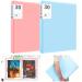 UPINS A3 Diamond Painting Storage Book for Diamond Painting Kits 2Pack 30 Pages Diamond Art Painting Portfolio Presentation Storage Book Folder Clear Pockets 11.8 X15.7inches (Blue + Pink) Blue Pink 2pack