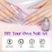 MIZHSE 15ML Quick Dry Holographic Nail Polish Shimmer Glitter Nail Polish Varnish Magic Colour Change Iridescent Nail Lacquer Long Lasting No Need Lamp Cure 001 LSZJY001 - Buy Online on SooperMarket.com