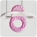 Mam Bite & Relax Phase 1 Mini Bite Ring - Toothing Aid for Babies 2+ Months - Lightweight Light Pink Biting Ring - Buy Online on SooperMarket.com