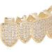 Diamond Teeth Grillz Cold Plated Copper Grills for Your Teeth Reusable Vampire Teeth for Kids Men Women Teeth Decoration for Halloween Party Hip Hop Music Concerts Birthday(gold) - Buy Online on SooperMarket.com