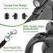 ZEEJORY Retractable Dog Lead 5M Extendable Dog Lead with LED Light & Poo Bag Holder Easy One Button Brake&Pause&Lock Anti-Slip Handle Dog Leash Small to Large Dogs up to 110lbs(50KG) - Buy Online on SooperMarket.com