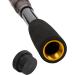 Wakeman Portable Fiberglass Fishing Rod with Size 20 Spinning Reel - Ideal Fishing Gear for Ponds, Lakes, and Rivers in Black - Buy Online on SooperMarket.com