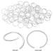 180 Pieces Nydotd Hair Rings for Women - Silver Hair Hoops for Braid Rings & Dreadlocks - DIY Fashion Accessories - Buy Online on SooperMarket.com