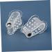 Anneome 4 Pairs Magnetic Splitter Tools for Feet - Pedicure & Yoga Stretcher Dividers for Men & Women - Transparent Valgus Support - Buy Online on SooperMarket.com