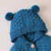 Puseky Baby Knit Sweater with Hooded Ears - 6-12 Months, Denim Blue - Buy Online on SooperMarket.com