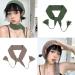 JSGHGDF Pastoral Headband for Women Crochet Hook Solid Color Headbands Slip for Head Hoop Girl Makeup Hair Accessories Blakikin brown - Buy Online on SooperMarket.com