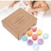 9PCS Bubble Salt Bubble Ball Set - Natural Handmade Organic Foot Bath Spa Balls for Women | Moisturizing Skin Gifts - Buy Online on SooperMarket.com