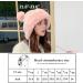 Peicees Women's Winter Fluffy Bomber Hat with Fur Pompom - Black - Buy Online on SooperMarket.com