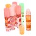 8pcs Lip Balm Fruit-flavored Lipstick Organic Lip Oil Infused Lip Liquid Flavored Lip Oil Fruit Lip Pomade Lipgloss Moisturizing Fruit Lipstick Lip Gloss Water Doodle Plastic Glass
