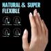TOMICCA Short Almond Nail Tips - 240Pcs Half Matte Soft Gel & Acrylic Pre-Shaped Full Cover Nails for Nail Extensions - 12 Sizes Available - Buy Online on SooperMarket.com