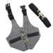 Rabbit Harness Multipurpose Adjustable Soft Pet Rabbit Walking Harness Leash Lead Gentlemanly Style Bunny Vest for Small Animal (M)