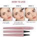 Microblading Eyebrow Pencil Kaluofan Microblading Eyebrow Pen Eyebrow Pencil Microblading Long-lasting Waterproof Creat Natural and Unique Makeup Look(Dark Brown+Gray) Gray+dark Brown - Buy Online on SooperMarket.com