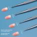 Nail Art Dotting Pen 8PCS 2 Way Dotting Pen Tool Metal Dotting Pen Nail Polish Colouring Pen Double Ended Nail Art Dotting Pen for Home DIY Salon Use - Buy Online on SooperMarket.com