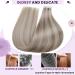 LAAVOO Tape-In Extensions | 60cm Real Hair | Ash Blonde & Platinum Blonde #18/613 | 20 Pieces 50g | Smooth Quality - Buy Online on SooperMarket.com