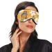 Haskirky Light Blocking Eye Mask | Breathable & Adjustable for Men and Women | Ideal for Travel, Yoga, Meditation, Office, Deep Sleep | White Flower Print - Buy Online on SooperMarket.com
