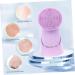 Didiseaon 1pc Facial Cleanser Face Cleansing Brush Cleanser Brush Waterproof Face Brush Deep Cleansing Face Brush Face Cleaning Tool Charging Mode Exfoliating Brush Silica Gel Purple - Buy Online on SooperMarket.com