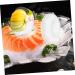 ABOOFAN Display Shelves Sashimi Display Stand Sashimi Setting Mould Table Decors Crafts Seafood Sushi Plate - Buy Online on SooperMarket.com