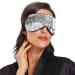 Haskirky Light Blocking Eye Mask - Adjustable Unisex Travel Mask for Deep Sleep, Yoga, and Meditation - Breathable & Comfortable - Cat Grey - Buy Online on SooperMarket.com