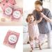 Kids Pink Cat Pattern Knee Pads - Safety Walking and Crawling Protection for Toddlers - Buy Online on SooperMarket.com