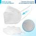 Virshields FFP2 Mundsprung Mask - 94% PFE 99.99% VFE EN 149 Certified 5 Layer Protection EU Made - White Breathing Protective Half Mask (30 Pack) - Buy Online on SooperMarket.com