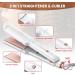 4 in 1 Hair Crimper Straightener & Curling Iron - Ceramic Plates Fast Heating Tool (White) | International Shipping - Buy Online on SooperMarket.com