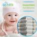 ACLEARTH Grey Bamboo Wash Cloths (6 pc) - Soft Face Wash Cloth Flannels 25x25cm for Sensitive Skin, Makeup Removal - Premium Bamboo Face Cloth for Adults, Babies, Kids - Ideal Gift - Buy Online on SooperMarket.com