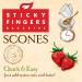 Sticky Fingers Strawberry Scone Mix 16oz - Delicious and Easy to Make - Buy Online on SooperMarket.com